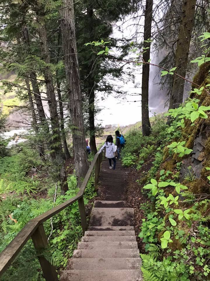 stairs to moul falls