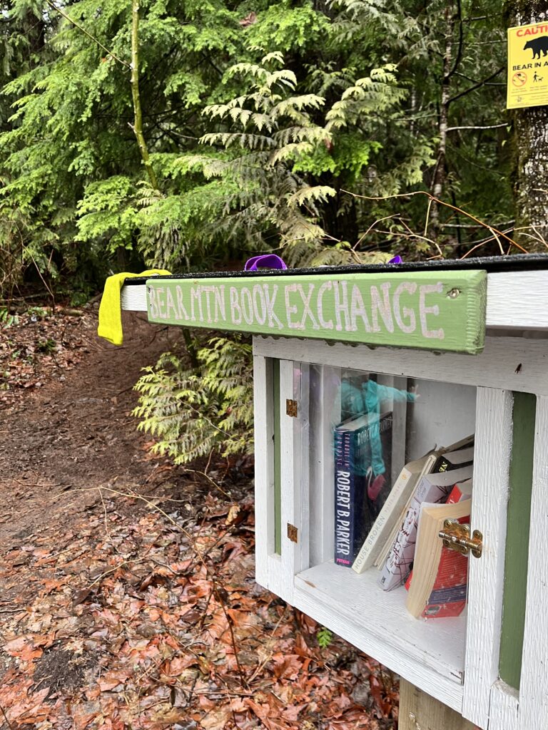 Book exchange at bear mountain in Mission BC